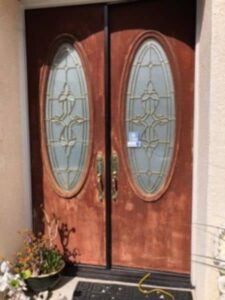 Before Door Refinish Small